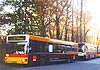 Autobusy linii nr 7 i 7Bis oczekujce na odjazd z ptli w Kamienicy
 Fot. ukasz Knapik, 1. XI 2005
Kliknij, aby powikszy